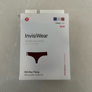 Lululemon InvisiWear Thongs